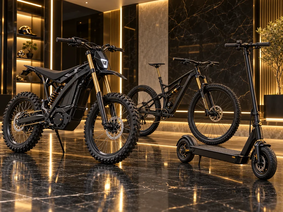 Bikes & Electric Rides showcase